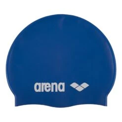 Arena Classic Silicone Junior Schwimmkappe Blau/weiß
