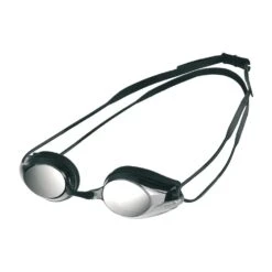 Schwimmbrille Arena Tracks Mirror Schwarz Mit Verspiegelten Gläsern