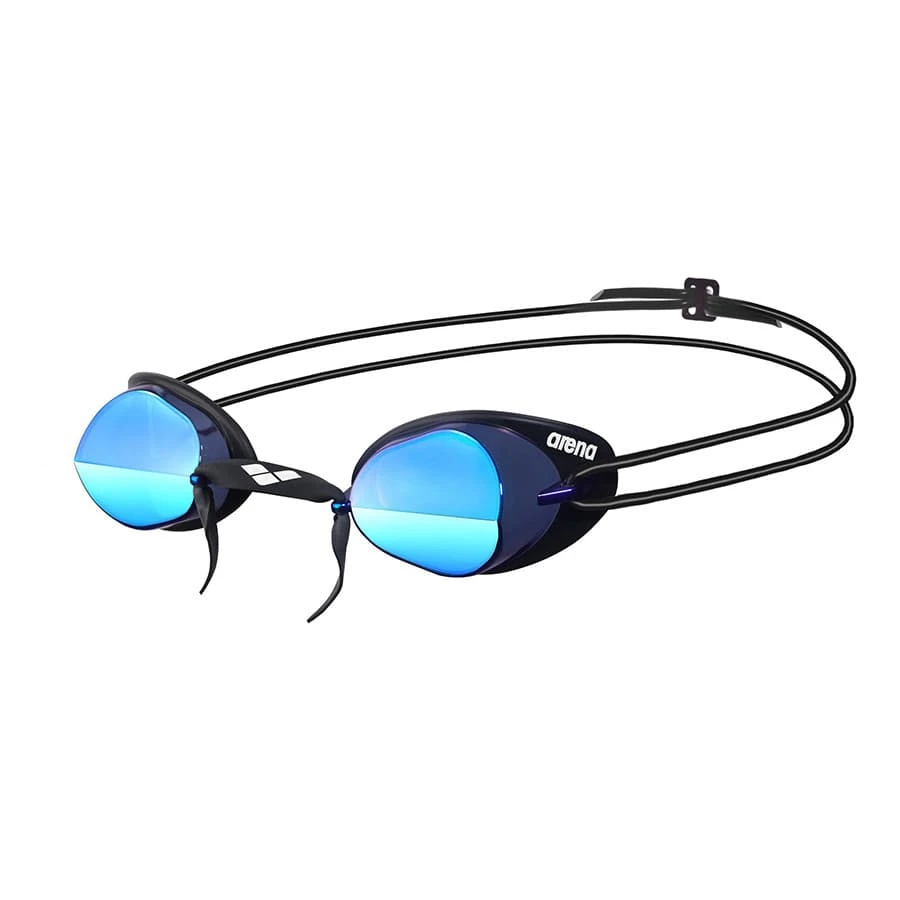Schwimmbrille Arena Swedix Mirror Schwarz Geräucherte Gläser Blau 3 Schwimmbrille Arena Swedix Mirror Schwarz Geräucherte Gläser Blau