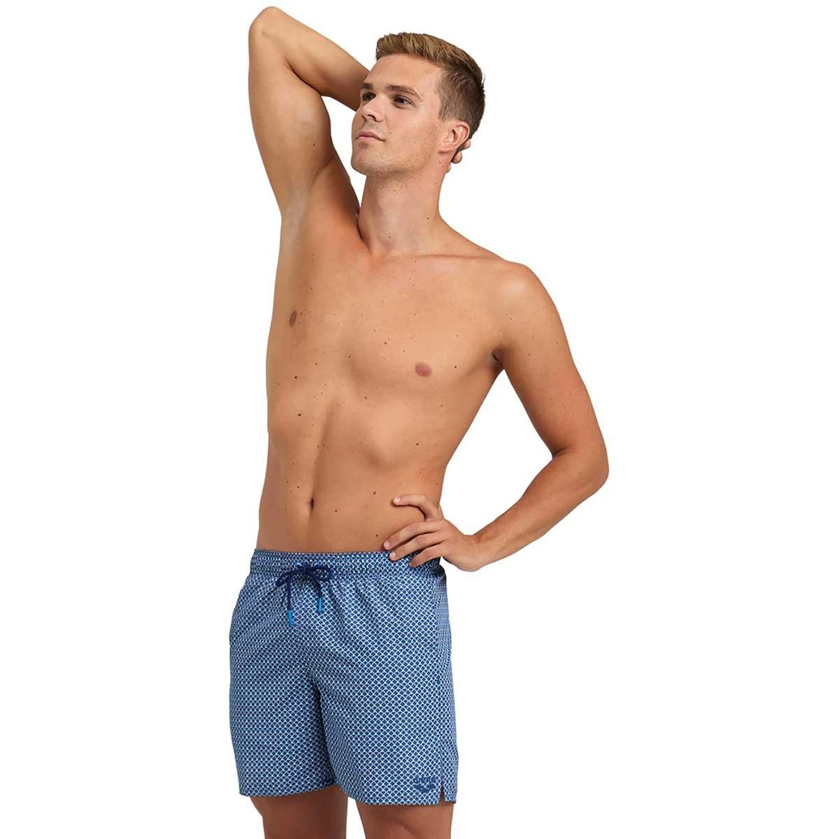 Arena Beach Boxer Badehose Blau/weiß 3 Arena Beach Boxer Badehose Blau/weiß