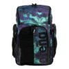 Arena Spiky III Allover 45L Rucksack Türkis/lila/schwarz
