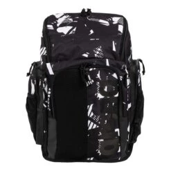 Arena Spiky III Allover 45L Rucksack Weiß/schwarz