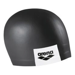 Arena Logo Moulded Badekappe Schwarz