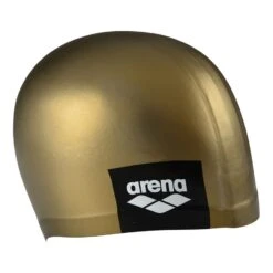 Arena Logo Moulded Badekappe Gold