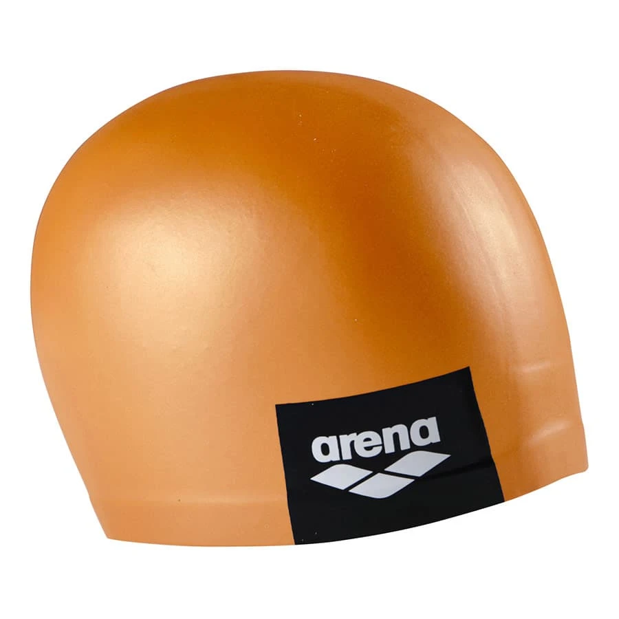 Arena Logo Moulded Badekappe Orange 3 Arena Logo Moulded Badekappe Orange