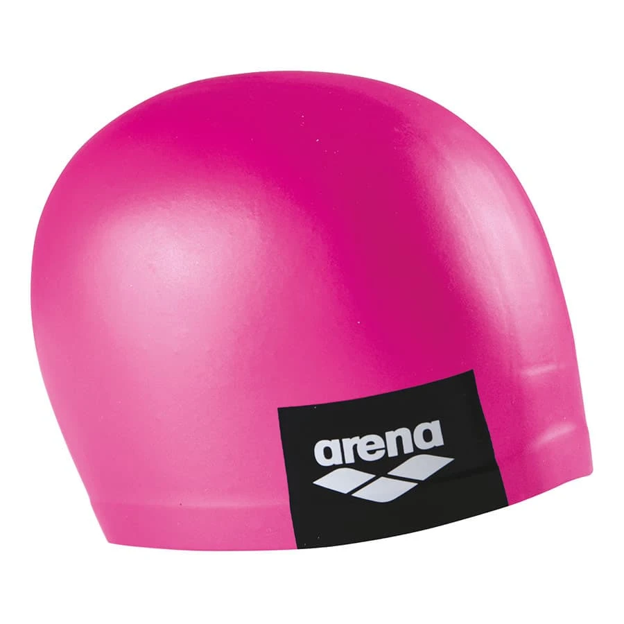 Arena Logo Moulded Badekappe Rosa 3 Arena Logo Moulded Badekappe Rosa