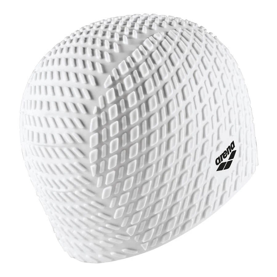 Arena Bonnet Damen Badekappe Weiß 3 Arena Bonnet Damen Badekappe Weiß