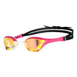 Schwimmbrille Arena Cobra Ultra Swipe Rosa Mit Gelben Linsen