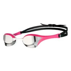 Arena Cobra Ultra Swipe Schwimmbrille Rosa Mit Silbernen Gläsern