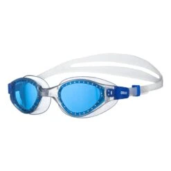 Arena Cruiser Evo Kinder Schwimmbrille Weiß Mit Blauen Gläsern
