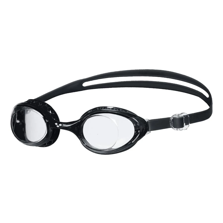 Arena Air Soft Schwimmbrille Schwarz Mit Transparenten Gläsern 3 Arena Air Soft Schwimmbrille Schwarz Mit Transparenten Gläsern