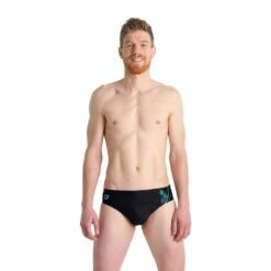 Arena Briff Badehose Schwarz/blau