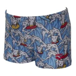 Arena Minishort Surfing Jungen Badehose Blau/weiß/rot