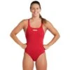 Arena Swim Pro Team Damen Badeanzug Rot/weiß 1 Arena Swim Pro Team Damen Badeanzug Rot/weiß -Swim World Verkauf ar 004760 450 001