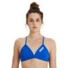 Arena Team Tie Back Solid Damen Bikinitop Blau/weiß -Swim World Verkauf ar 004768 720 001
