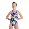 Arena Crazy Mädchen Badeanzug Blau/grün/weiß 1 Arena Crazy Mädchen Badeanzug Blau/grün/weiß -Swim World Verkauf ar 005081 550 001