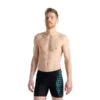 Arena Graphic Mid Badehose Schwarz/blau 2 Arena Graphic Mid Badehose Schwarz/blau -Swim World Verkauf ar 005116 500 001