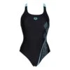 Arena Graphic Pro Damen Badeanzug Schwarz/blau -Swim World Verkauf ar 005130 580 001