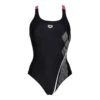 Arena Graphic Pro Damen Badeanzug Schwarz/rosa 1 Arena Graphic Pro Damen Badeanzug Schwarz/rosa -Swim World Verkauf ar 005130 590 001