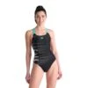 Arena Graphic Damen Badeanzug Blau/weiß/schwarz 1 Arena Graphic Damen Badeanzug Blau/weiß/schwarz -Swim World Verkauf ar 005533 580 001