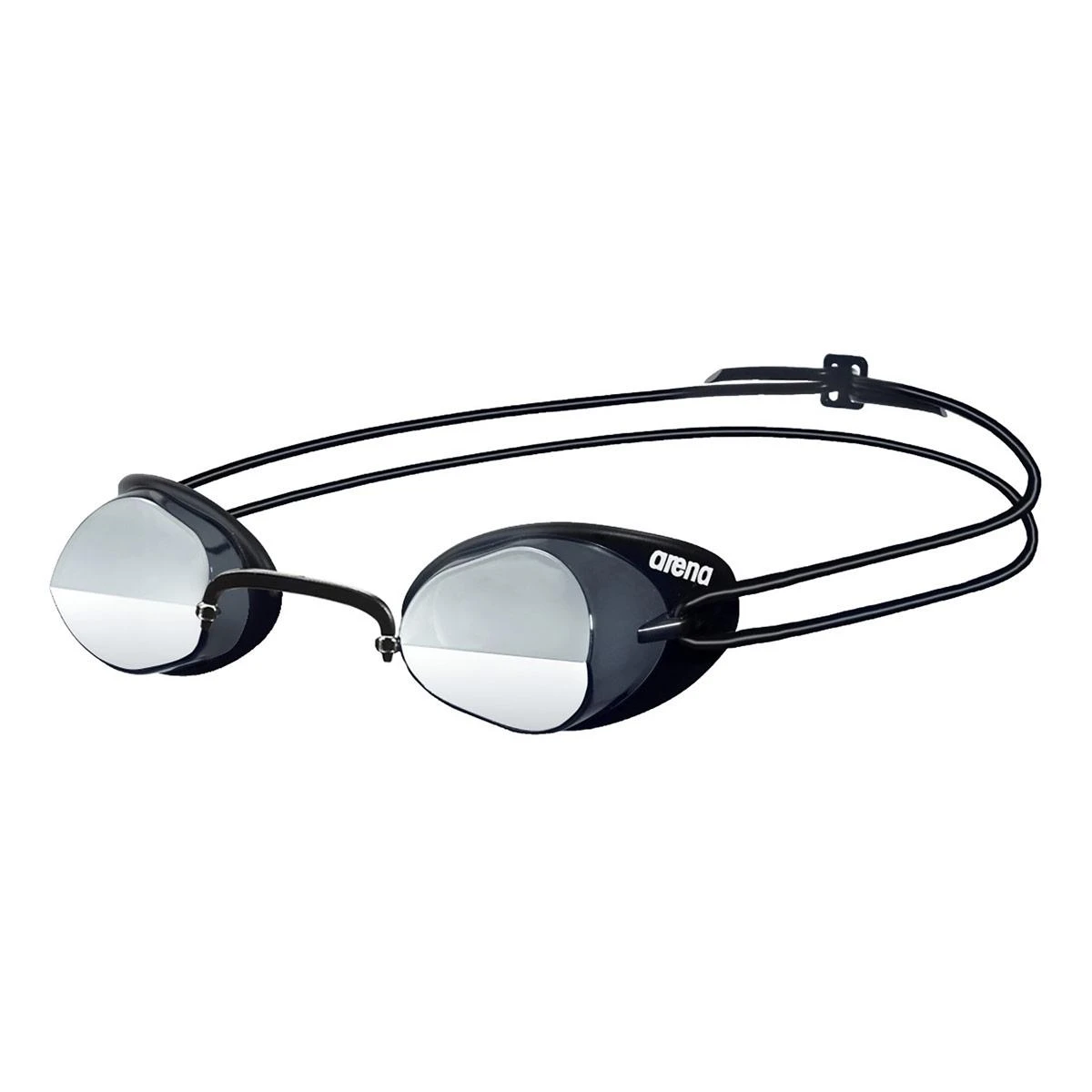 Schwimmbrille Arena Swedix Mirror Schwarz Mit Rauchfarben- Silbernen Gläsern 3 Schwimmbrille Arena Swedix Mirror Schwarz Mit Rauchfarben- Silbernen Gläsern